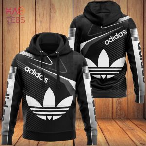NEW Adidas Luxury Black Hoodie And Pants Limited edition