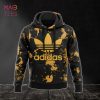 New Adidas Luxury Black Yellow Hoodie Pats Pod Design