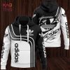 NEW Adidas Luxury White Black Hoodie And Pants Limited edition