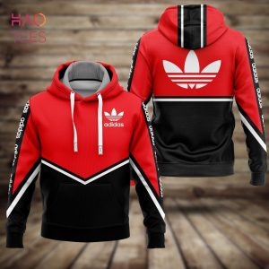 NEW Adidas Red Black Hoodie And Pants Limited edition