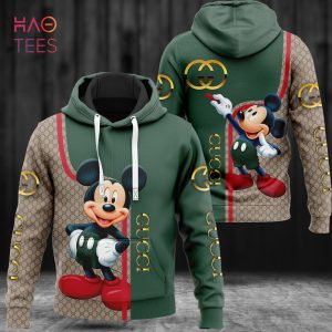 HOT Guuci Mickey 3D Hoodie Pants Limited Edition