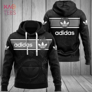 NEW Adidas Luxury Black 3D Hoodie And Pants Limited Edition