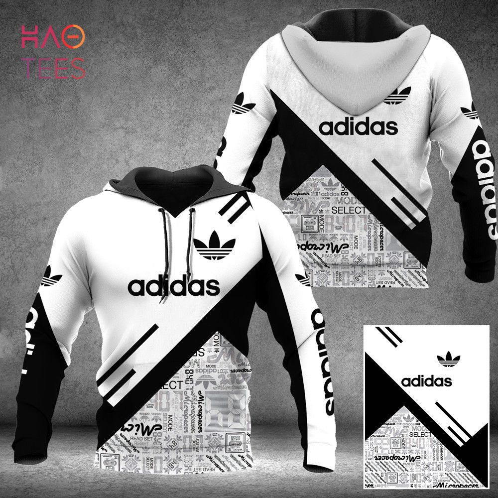 NEW Adidas Luxury Brand Pants And Printed Over All Hoodie
