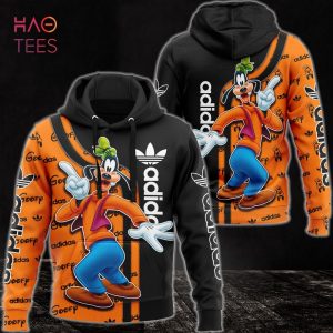 NEW Adidas Oranges Black Luxury 3D Hoodie And Pants Limited Edition