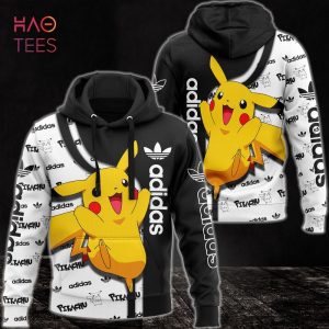 NEW Adidas Pikachu 3D Hoodie And Pants Limited Edition