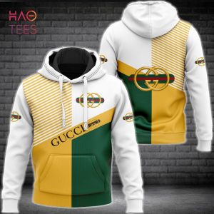 NEW Gucci Gold White Green Luxury Hoodie Pants Limited Edition