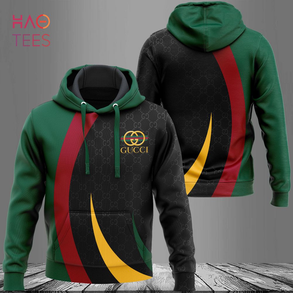 NEW Gucci Green Red Black Gold Hoodie Pants Limited Edition