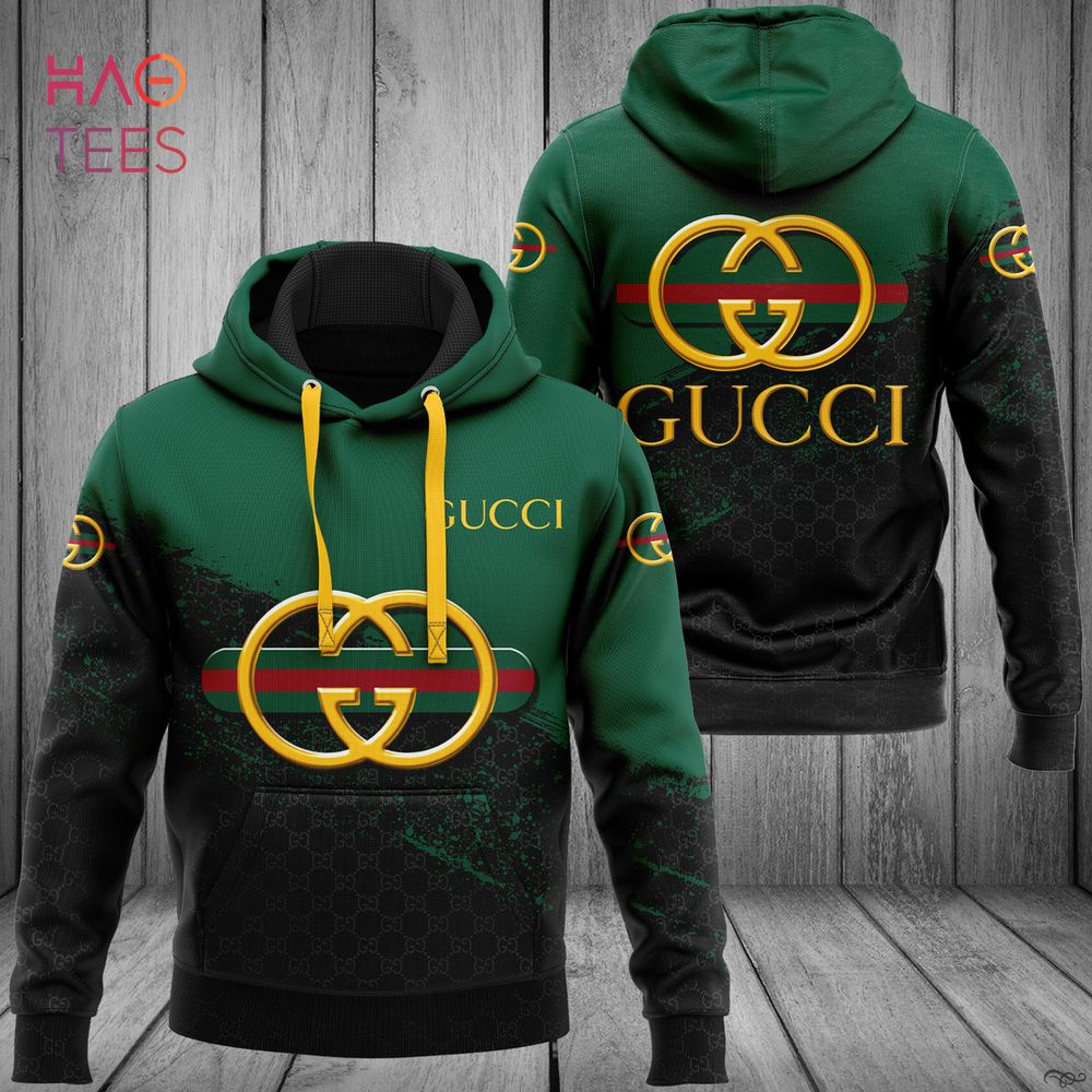 [BEST] Gucci Green Black Hoodie Pants Limited Edition