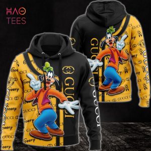NEW Gucci Gold Black 3D Hoodie And Pants Pod Design
