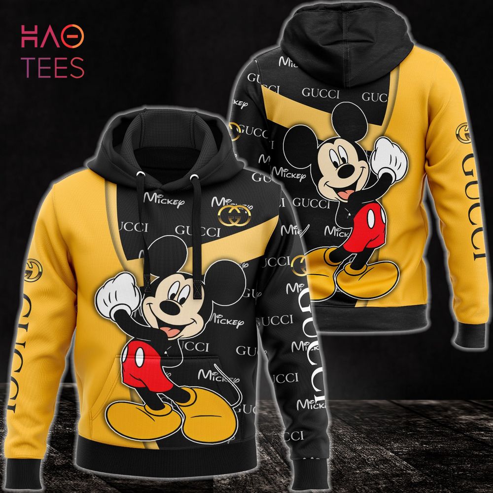 NEW Gucci Mickey 3D Hoodie And Pants Limited Edition Luxury Store