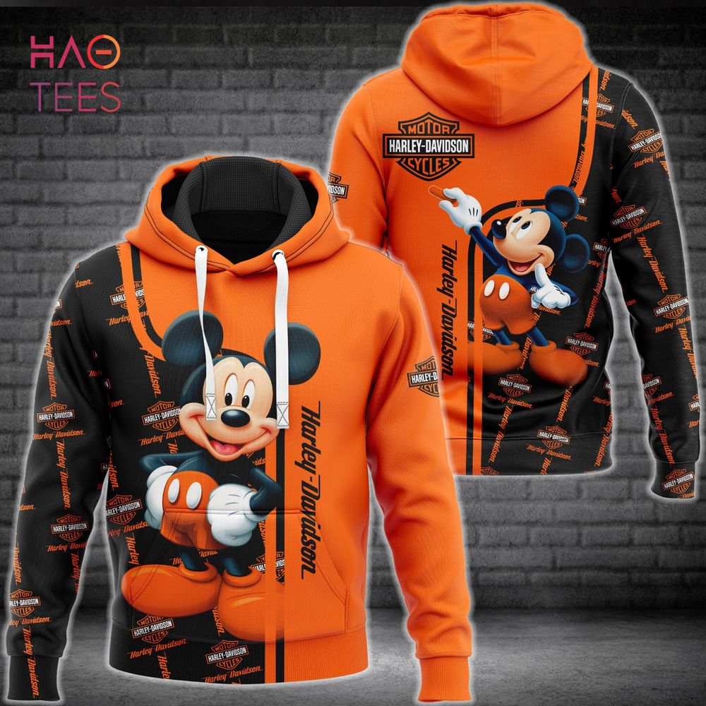 NEW Harlay-Davidson Mickey 3D Hoodie Pants Limited Edition