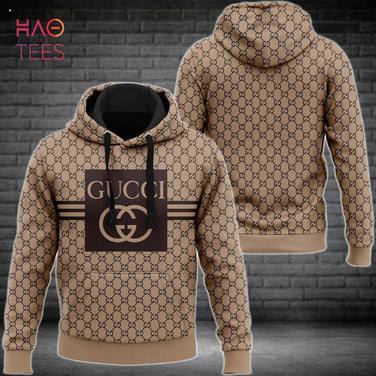 HOT Gucci Luxury Brand Hoodie And Pants Limited Edition