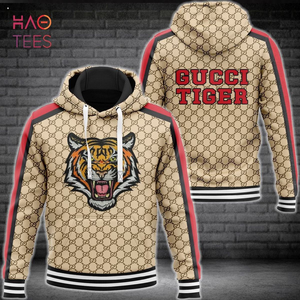 HOT Gucci Tiger Hoodie Pants Limited Edition