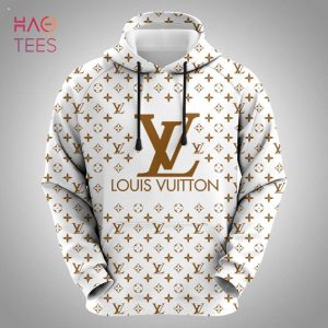HOT Louis Vuitton White Brown Luxury Brand Hoodie Pants Limited Edition