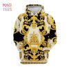 HOT Versace Black White Luxury French Fashion Hoodie Pants Limited Edition