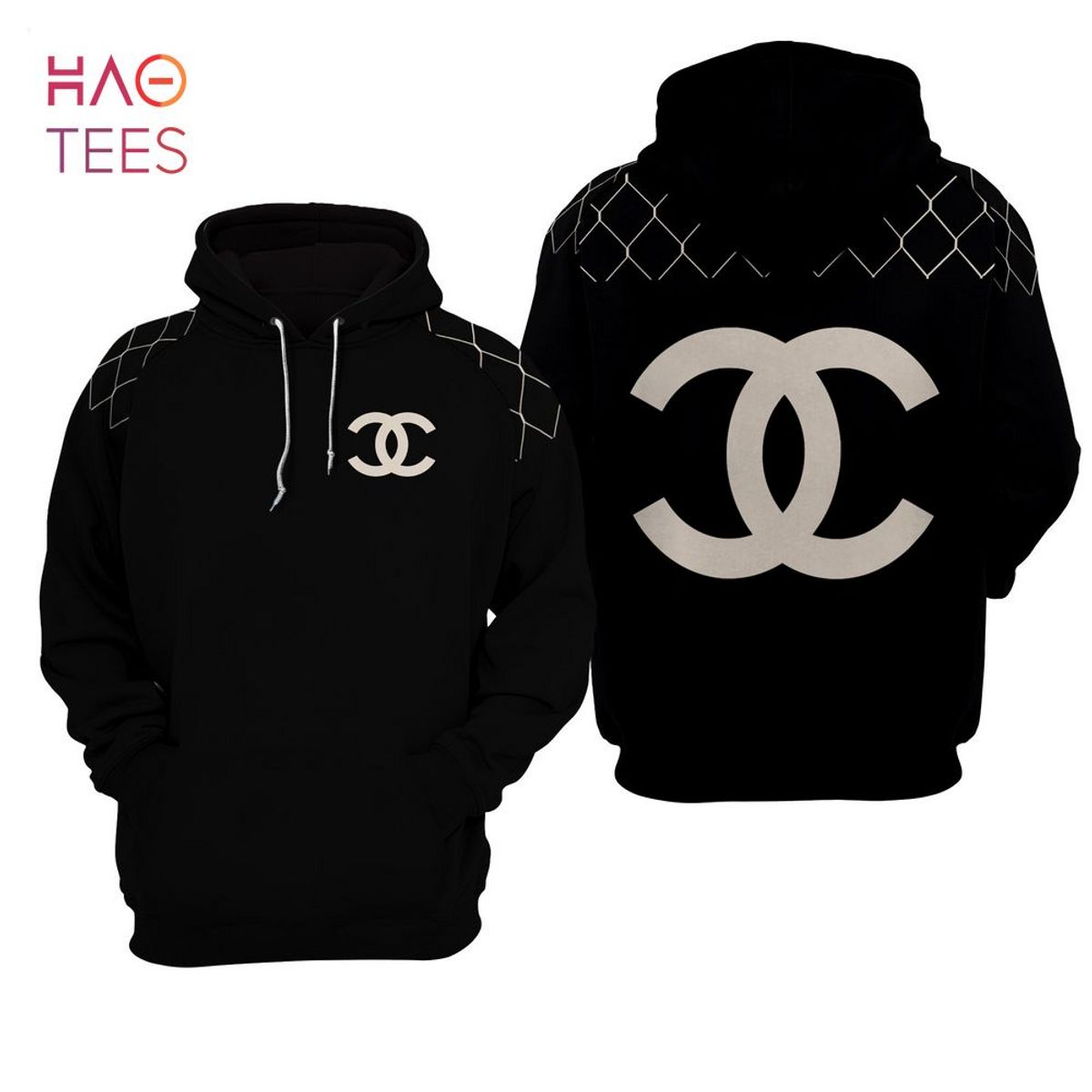 Chanel Name Zipped Hoodie for Sale by IMQFourteenth