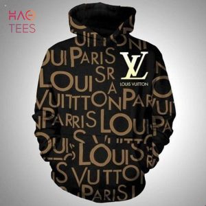 NEW Louis Vuitton Black Brown Luxury Brand Hoodie Pants Limited Edition
