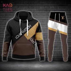 New Louis Vuitton Luxury Brand Hoodie And Pants All Over Printed