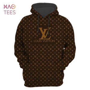 NEW Louis Vuitton Luxury French Fashion Brown Hoodie Pants Limited Edition