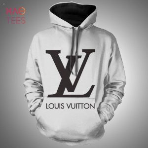 NEW Louis Vuitton Luxury French Fashion White Hoodie Pants Pod Design
