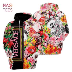 NEW Versace Luxury Brand Hoodie And Pants All Over printed