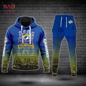 [Available] LARAMS Blue 3D Hoodie And Pants Limited Edition