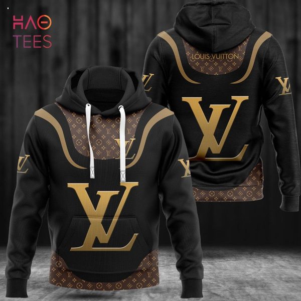 [BEST] Louis Vuitton Black Luxury Brand Hoodie Pants Limited Edition