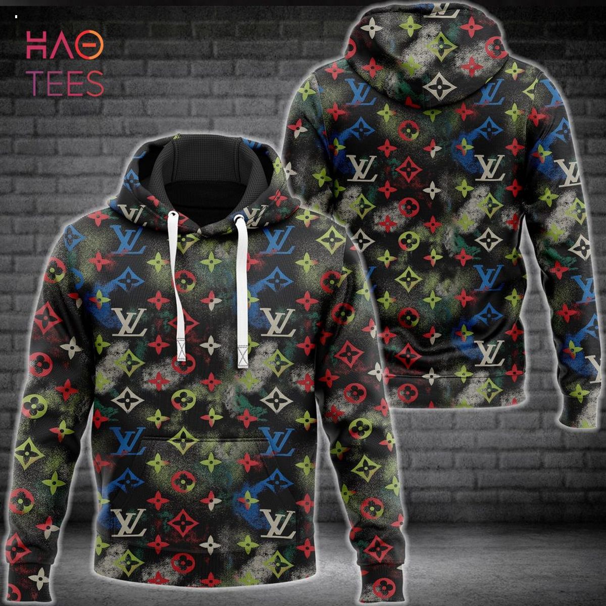 [BEST] Louis Vuitton Colorful Luxury Brand Hoodie Pants Limited Edition