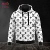 [BEST] Louis Vuitton White Gold Hoodie Pants Limited Edition