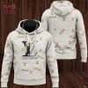 [BEST] Louis Vuitton White Gold Hoodie Pants Limited Edition