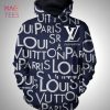 [TRENDING] Louis Vuitton Black White Luxury Brand Hoodie Pants Limited Edition