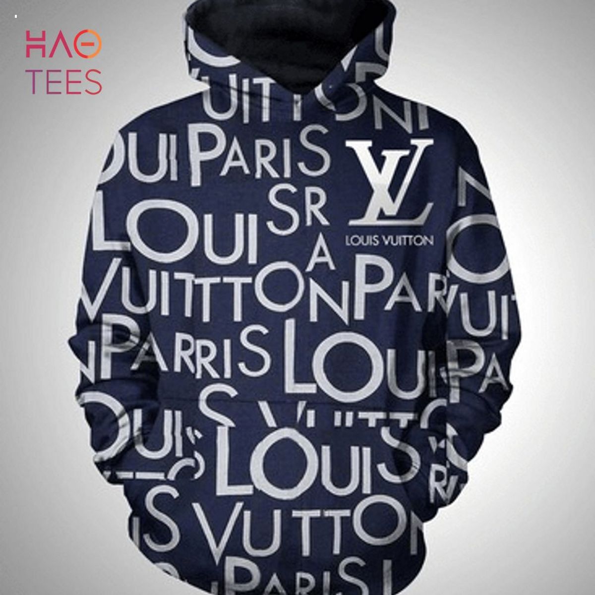 [TRENDING] Louis Vuitton Blue White Luxury Brand Hoodie Pants Limited Edition