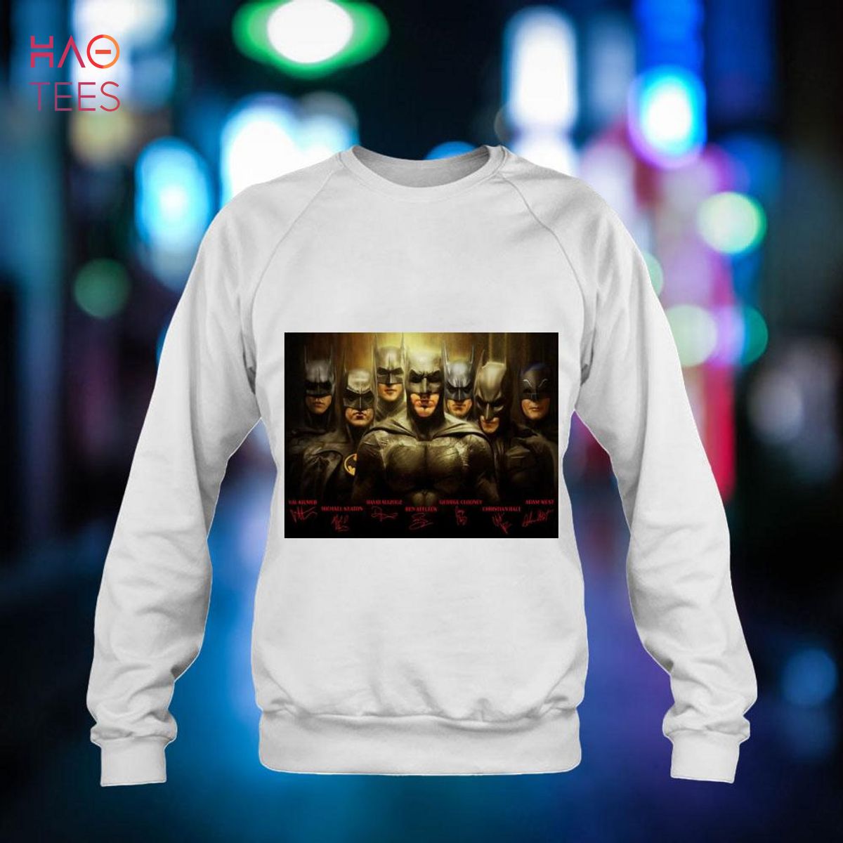 All Batman Actors Signatures Shirt All Batman Actors Signatures Shirt