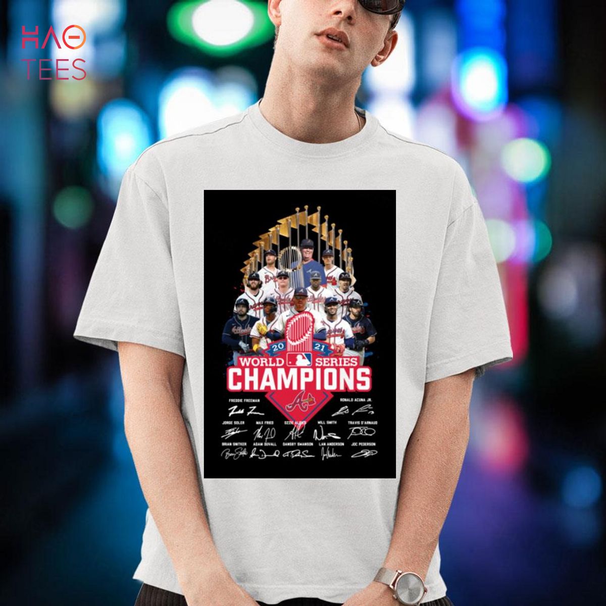braves champion t shirt
