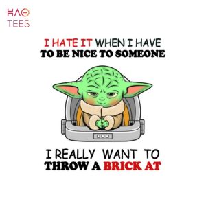 Baby Yoda I Hate It When I Have To Be Nice To Someone Mugs