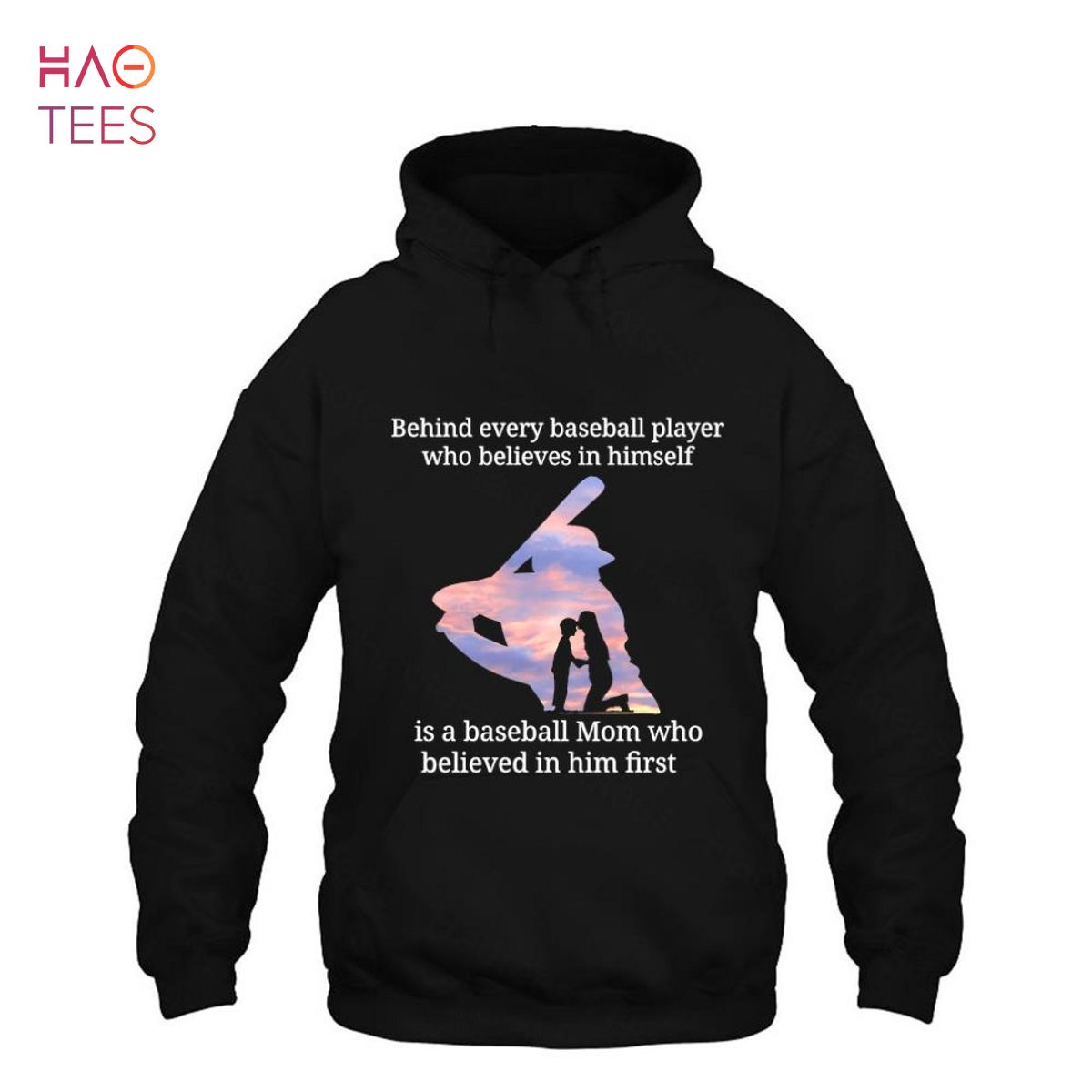 Behind Every Baseball Player Who Believes In Himself Is A Baseball Mom Shirt Behind Every Baseball Player Who Believes In Himself Is A Baseball Mom Shirt