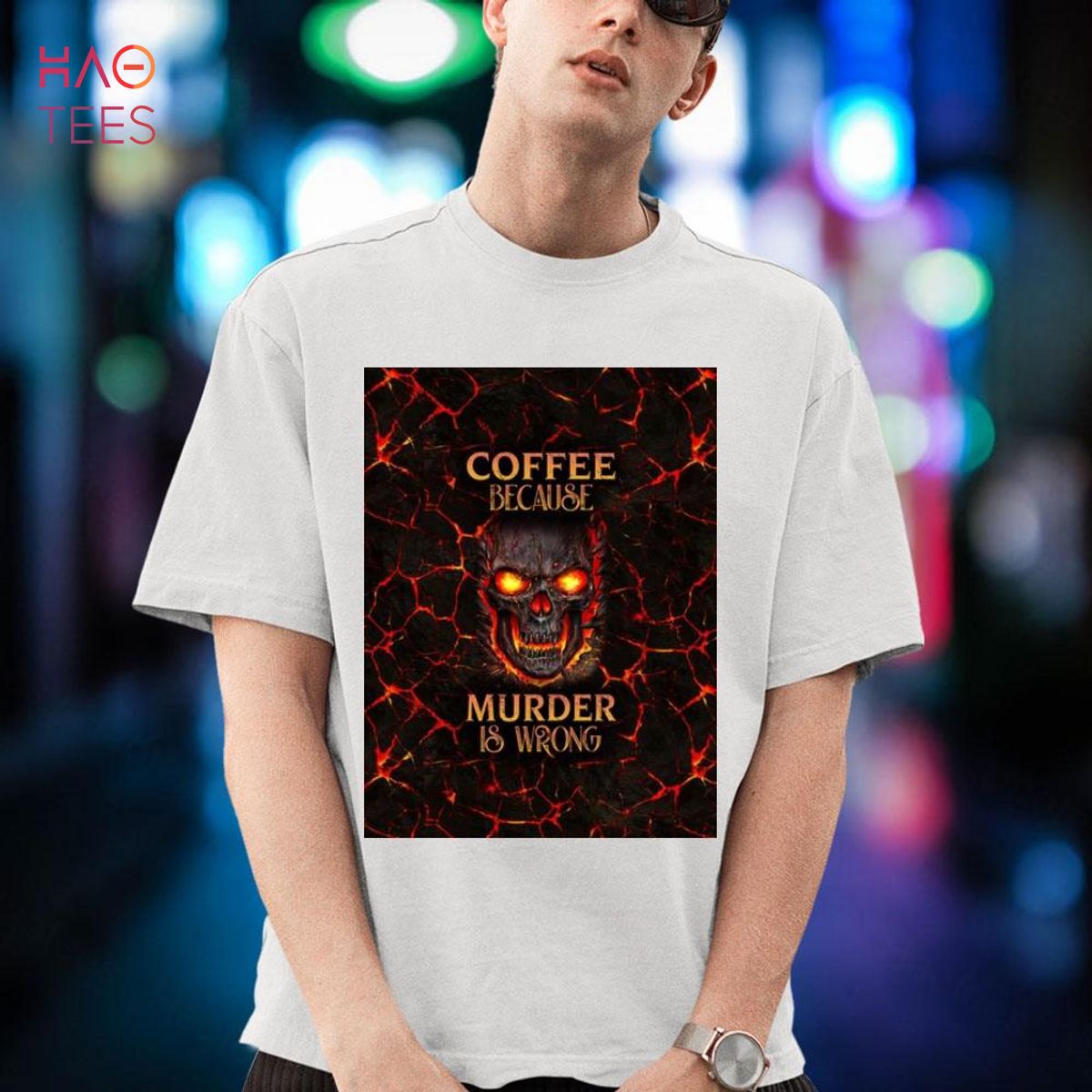 Coffee Because Murder Is Wrong Shirt Coffee Because Murder Is Wrong Shirt