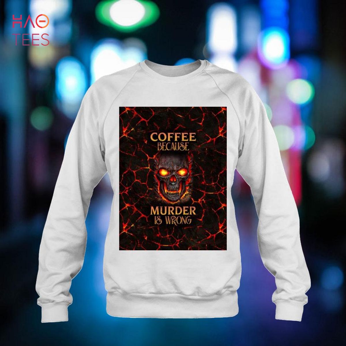 Coffee Because Murder Is Wrong Shirt Coffee Because Murder Is Wrong Shirt
