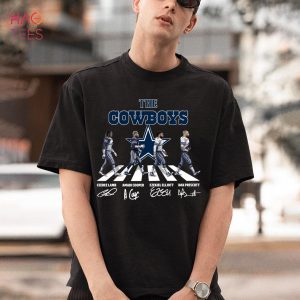 The Cowboys Abbey Road Dallas Signatures Shirt - Trends Bedding