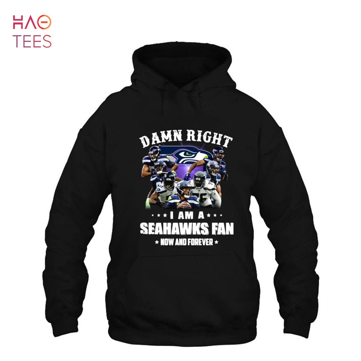 Damn Right I Am A Seattle Seahawks Fan Now And Forever 2023 Signatures Shirt,  hoodie, sweater, long sleeve and tank top