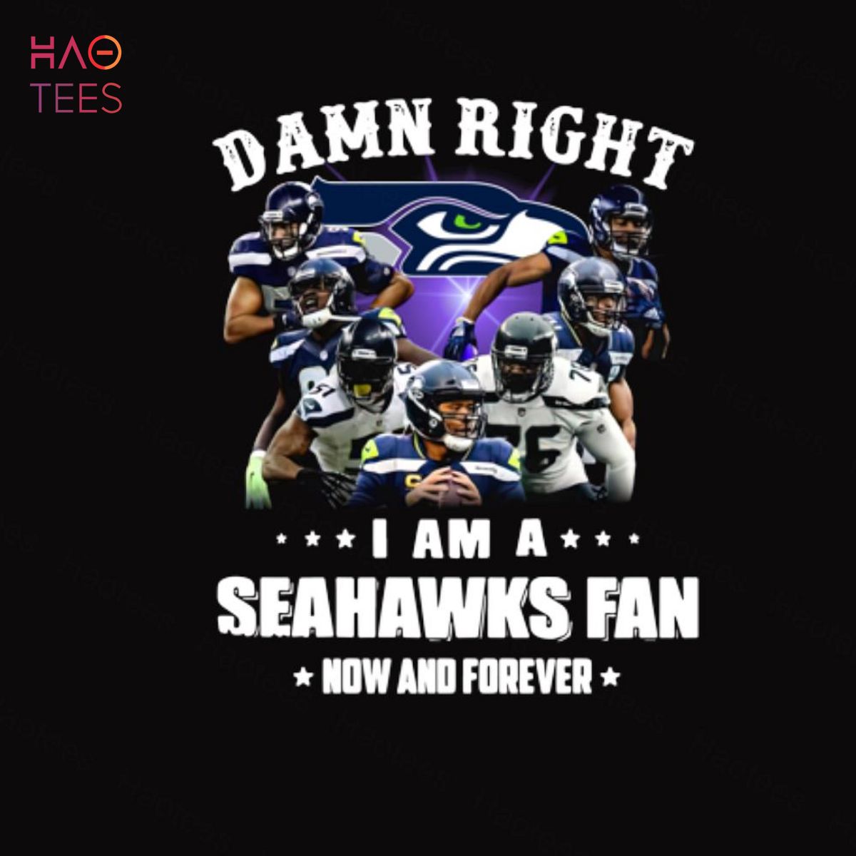 Damn Right I Am Seattle Seahawks Fan Win Or Lose Unisex T-Shirt