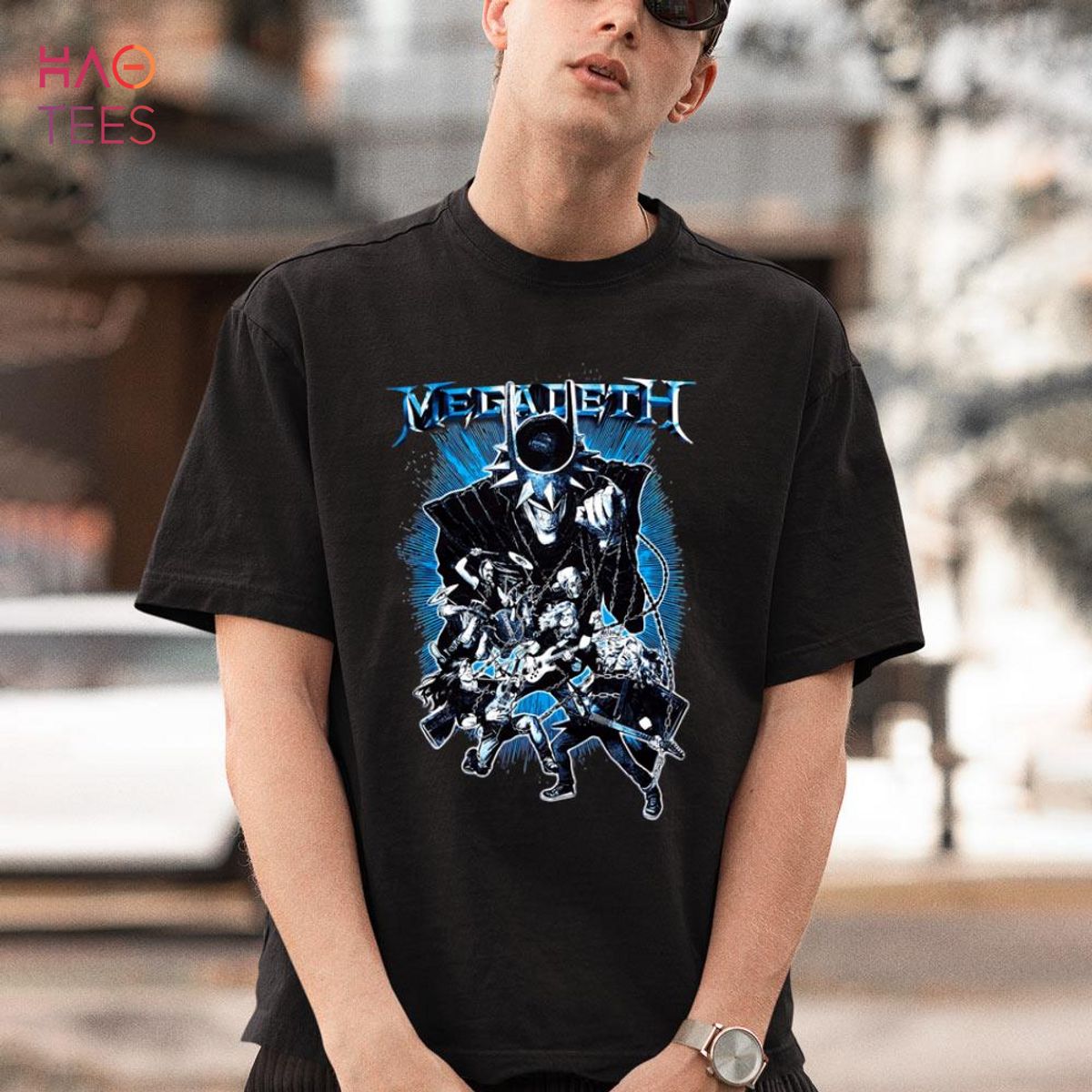 Comics Nights Death Megadeth & BatJoker T-Shirt