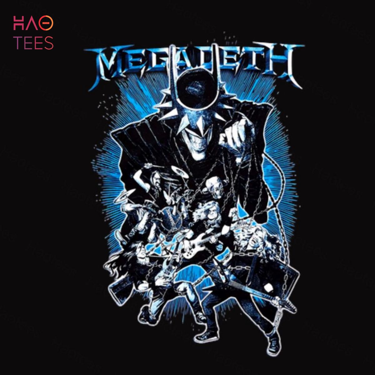 DC Comics Dark Nights Death Metal Megadeth & BatJoker T-Shirt
