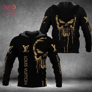 NEW Louis Vuitton Black Gold Luxury Brand Hoodie Pants Pod Design