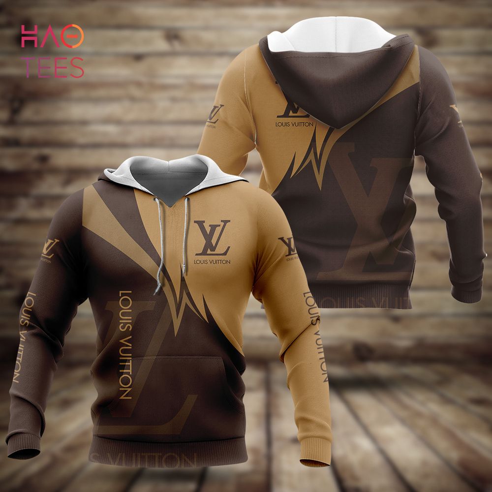 Available] Louis Vuitton Brown Luxury Brand 3D Hoodie Pants Limited Edition
