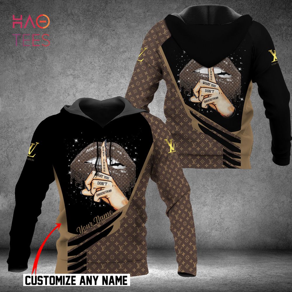 NEW Louis Vuitton Customize Name Luxury Brand Hoodie Pants Limited Edition