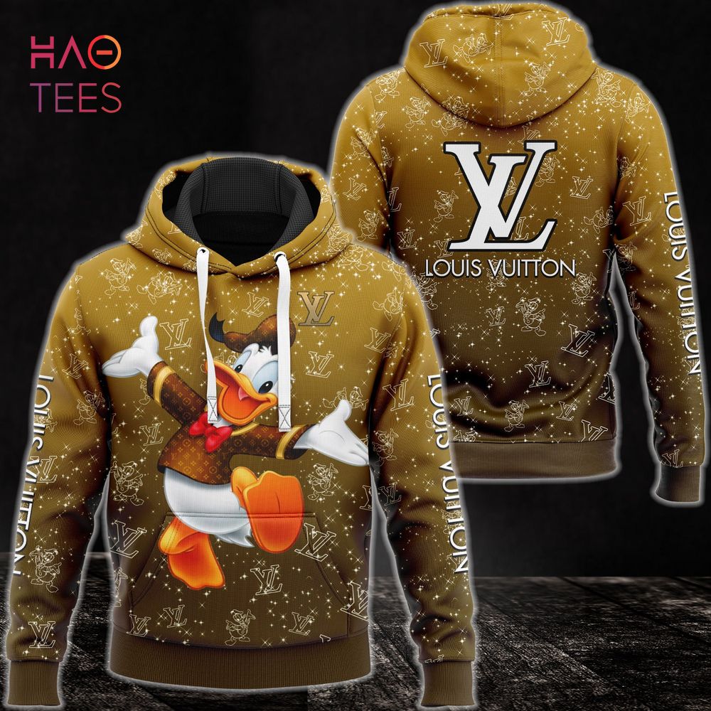 AVAILABLE Louis Vuitton Mickey Mouse Luxury 3D Hoodie POD Design