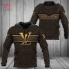 [Available] Louis Vuitton White Luxury Brand 3D Hoodie Pants Limited Edition