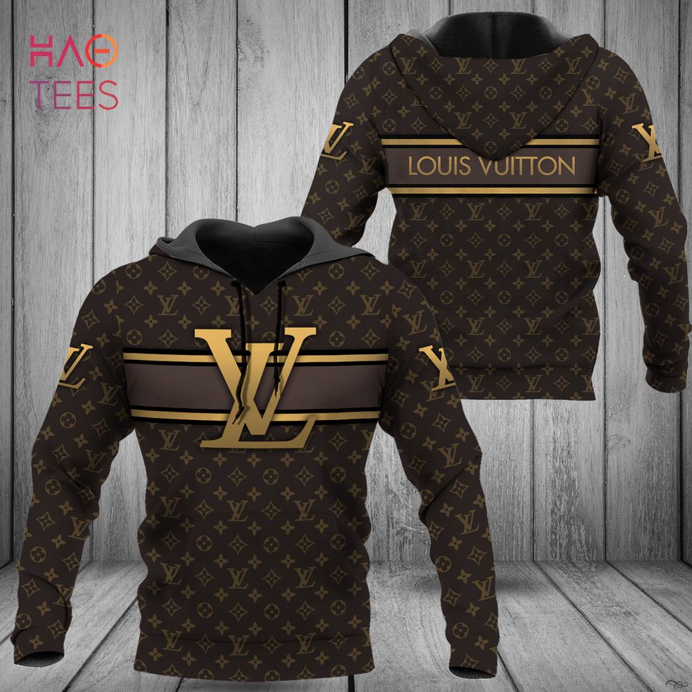 HOT Louis Vuitton Brown Luxury Brand Hoodie Pants Limited Edition