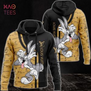 [BEST] Louis Vuitton Gold Black Luxury Brand 3D Hoodie And Pants Limited Edition